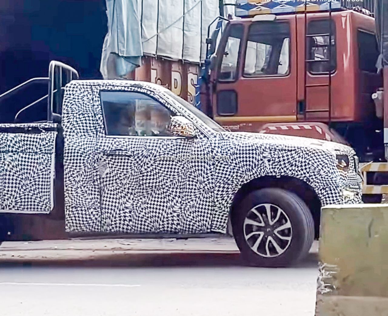 Mahindra Scorpio N Pickup Spied - Single Cab variant